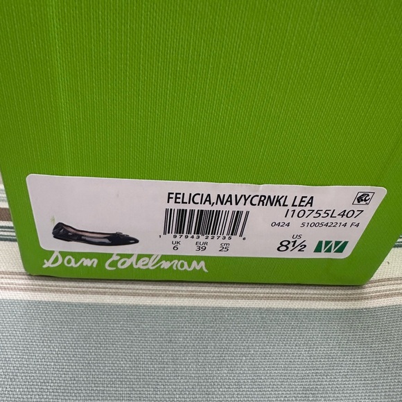 Sam Edelman Navy Ballet Flats - Picture 10 of 10